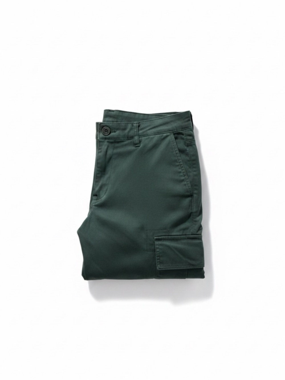 WOMENS Rachel Paige High Rise Army Green Wide Leg Cargo Pants Size Large - Picture 4 of 5